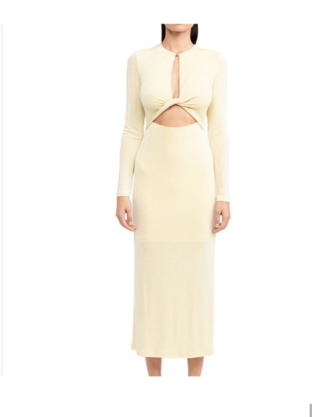 Significant other: Twist Front Long Sleeve Midi Dress in Cream - never worn.